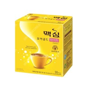 동서 맥심 모카골드 라이트 커피믹스 50T 일회용 스틱