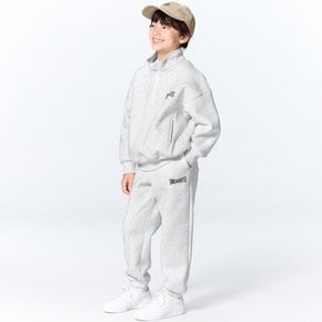 GU by Uniqlo KIDS (남녀공용) 헤비웨이트 스웨트 와이드 조거 팬츠