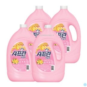 샤프란 아로마 바닐라핑크 섬유유연제 3.1L X4