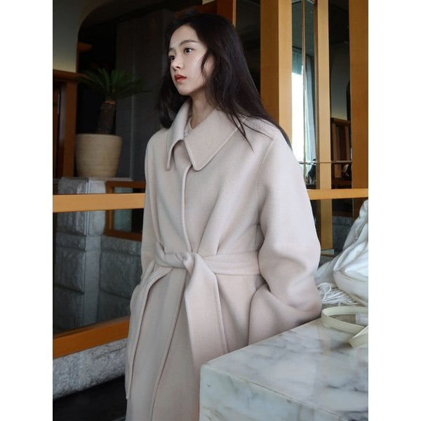Mariel silk-cashmere coat(3colors)