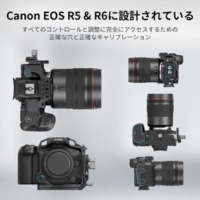 SmallRig Black Mamba 하프 케이지  케이블 클립 Canon R5  R6  R5 C3656 용 3656