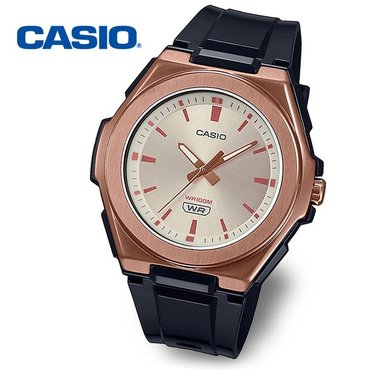 카시오 [정품] CASIO 카시오 LWA-300HRG-5E 여성 메탈베젤 우레탄 손목시계