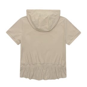 후드 반팔베스트 1034LCVN_BEIGE