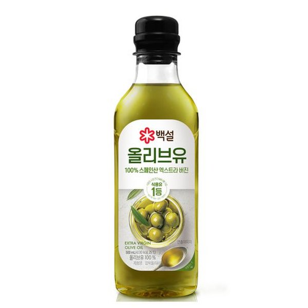 백설 올리브오일500ml