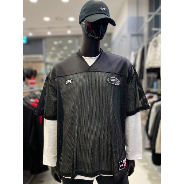 [여주점] UFC 풋볼 저지 메가핏 반팔 티셔츠 블랙 U2SSV3319BK