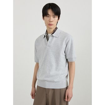 티메이커 COMFORT LINEN COLLARED HALF KNIT GR