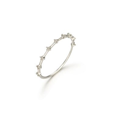 에떼르노 R016 Codel14K 화이트 다이아몬드 반지