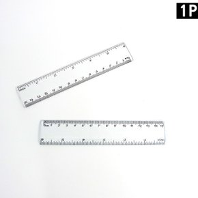 초등학생 수학준비물 15cm 투명 플라스틱자