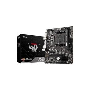 MSI 마더보드A520M-A PRO Ryzen 5000시리즈 AM4 대응 Micr