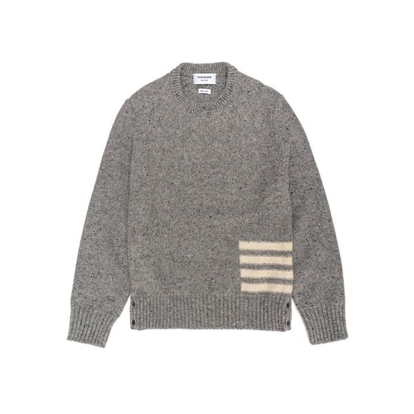 라프리마 [THOM BROWNE] 톰브라운 저지 스티치 도니골 4-바 크루넥 풀오버 MKA448AY1032-055