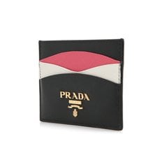 [중고명품] 프라다 사피아노 심플 명함 카드지갑 1MC205