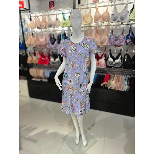 [시흥점] S 와코루 ) 레이온 플라워 패턴 여성 원피스 이지웨어 [WGN875W-VI]