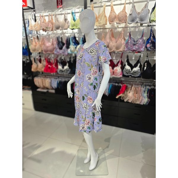 [시흥점] S 와코루 ) 레이온 플라워 패턴 여성 원피스 이지웨어 [WGN875W-VI]