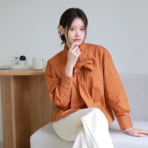 [최초가 79,900원][르포엠]마레 보우 타이 블라우스