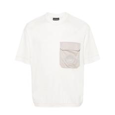 24SS 엠포리오 아르마니 반팔 티셔츠 3D1TA01JUVZ0128 White