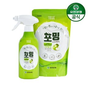 아름다운 주방세제 포밍스프레이 용기 485ml 1개 + 리필 500ml 1개