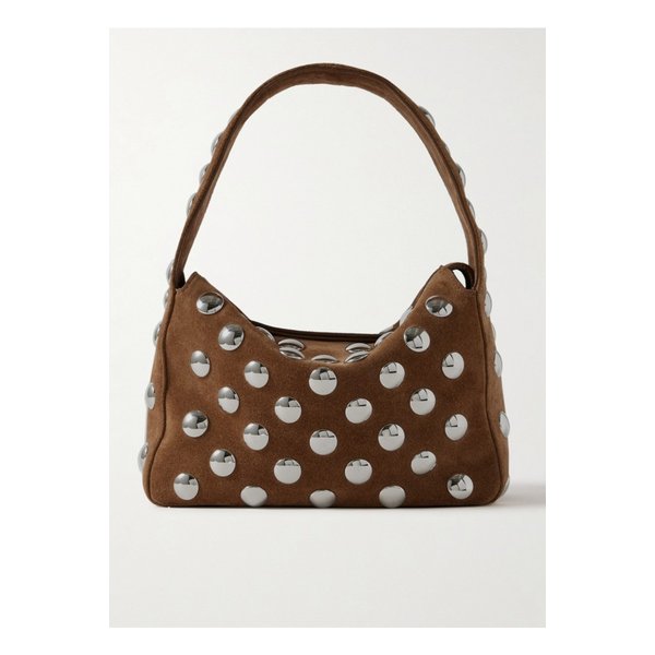 케이트 엘레나 스몰 스터드 스웨이드 숄더 백 탠 브라운 1647597344345254