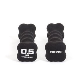 프로네오프렌사각아령 0.5kg 2개입 세트 편안한 손가락그립손잡이