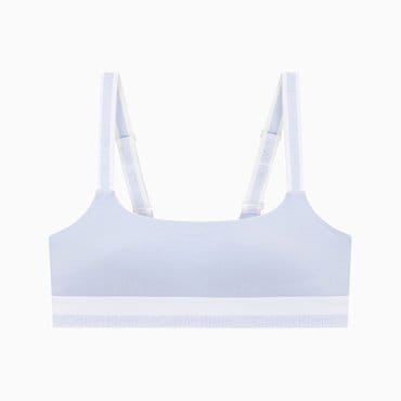 Calvin Klein Underwear 여성 아이콘 코튼 모달 AF 레이서백 브라렛  QF7970-AY9