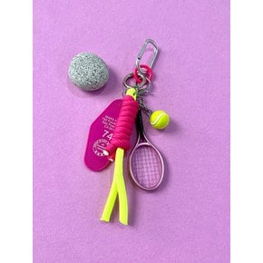 PK KNOT TENNIS BAG CHARM