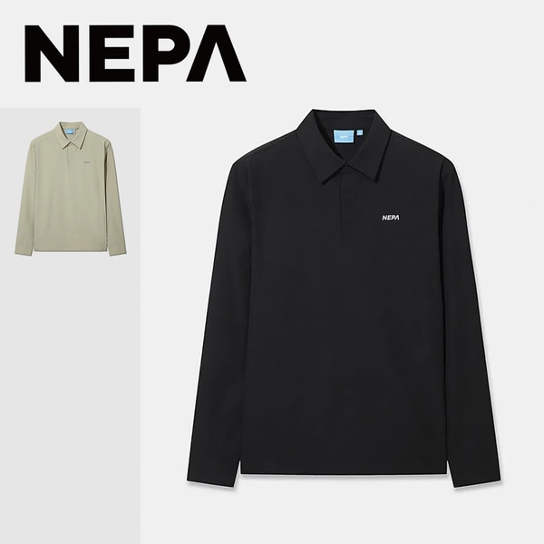 [부산점] 남성 퍼포먼스랩 포레스타 우븐 긴팔 폴로 티셔츠 7L55222