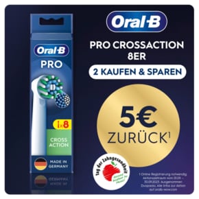 오랄비 Oral-B 교체 칫솔모 PRO 크로스액션 8개