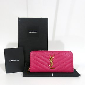 고이비토 중고명품 생로랑 캐비어 지피 월릿 장지갑  K1943YSL