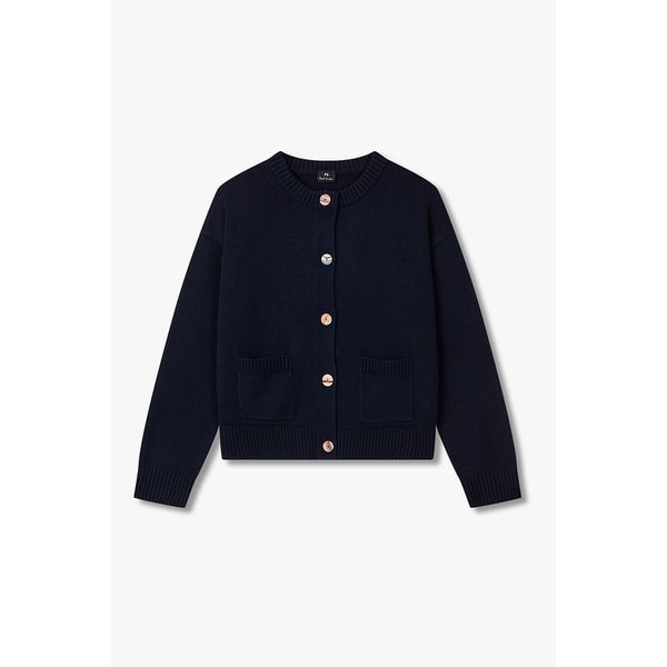 [PS PAUL SMITH] 패치 포켓 니트 가디건 5745328004000