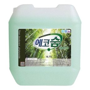 대용량 섬유탈취제 에코숨 18.75L 피톤치드향 (WB3848F)