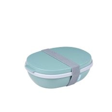 Mepal Ellipse Duo Lunch Box 메팔 점심 샐러드 과일 간식 식사 샌드위치 보관 용기 Green