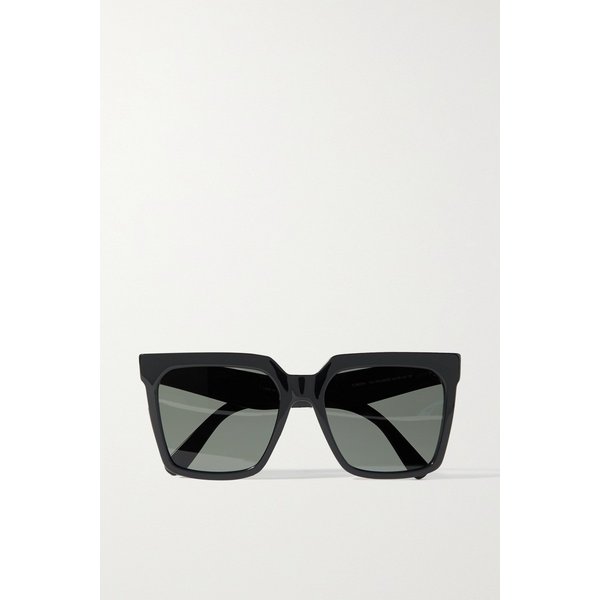 오버사이즈 스퀘어 프레임 아세테이트 선글라스 블랙 4394988609255388