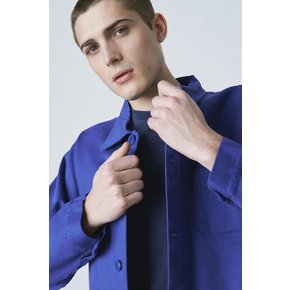 코튼트윌 (M)Cotton twill Work Jacket_Vivid Blue_LSRA0JK62M