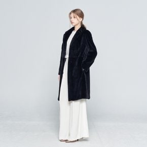 플럭  밍크 롱 코트 (L243209S)