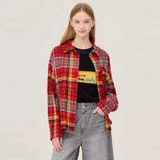 마르고 체크 블라우스 BABLF1541