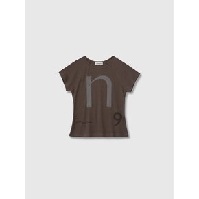 N9 T-SHIRT_BROWN