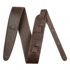 Fender 스트랩 Artisan Crafted Leather Strap, 2.5inch Brown