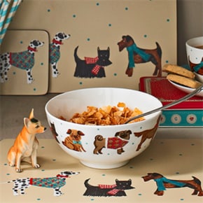 아트박스/울스터 위버스 Hound Dog Cereal Bowl (씨리얼 볼 , 면기)