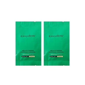 대웅제약 이지듀 멜라 앰플 쿠션 리필 21호 내추럴 2개 홈쇼핑 동일 한가인 기미쿠션