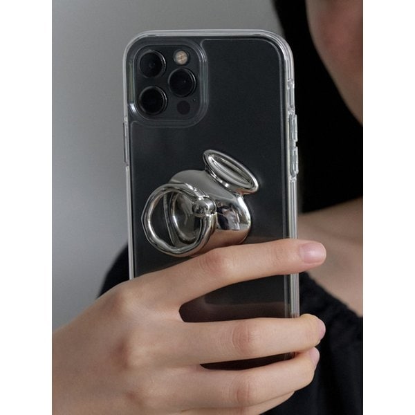 Vase phone grip ring