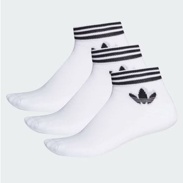 아디다스오리지널스 [여성] 트레포일 앤클 삭스 HC (EE1152) 아디다스오리지널 3S 양말 화이트