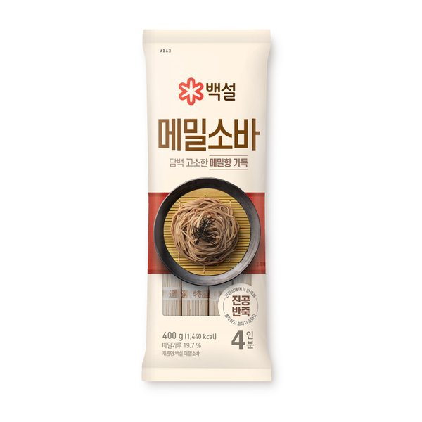 [CJ 백설] 메밀 소바 400g