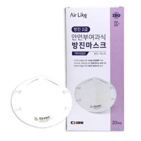 방진마스크 작업용 분진마스크 2급 일반형 20개입 (S46175434)