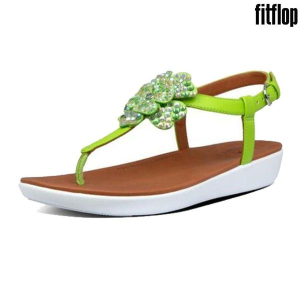 Duocomff 티아코르사지샌들 라임그린 여성 신발 AT5-763