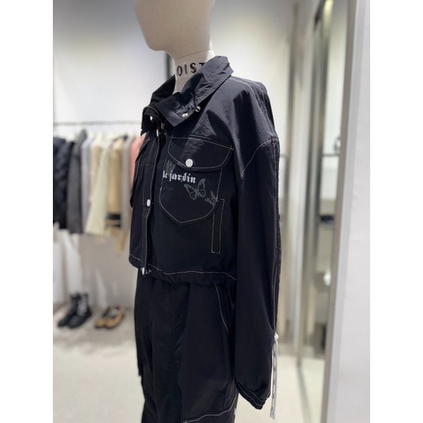 [여주점] 셔링 포인트 프린팅 하이넥 점퍼 ER2WZ460