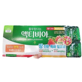 풀무원 다논 액티비아 (딸기복숭아) 80G X 8입 X 2개 코스트코