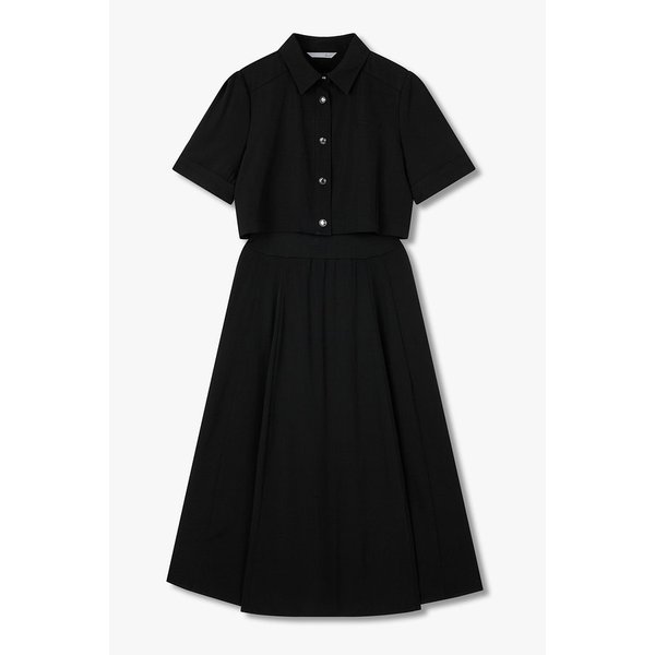 백 셔링 포인트 셔츠 원피스 7225337001199