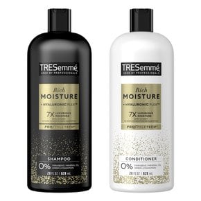 Tresemmé 트렘므 리치 모이스처 리치 모이스처 샴푸 앤 컨디셔너, 28온스, 2개입