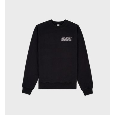 Sporty&Rich 공식 온라인 Made In Usa Crewneck SRB1MT006BK