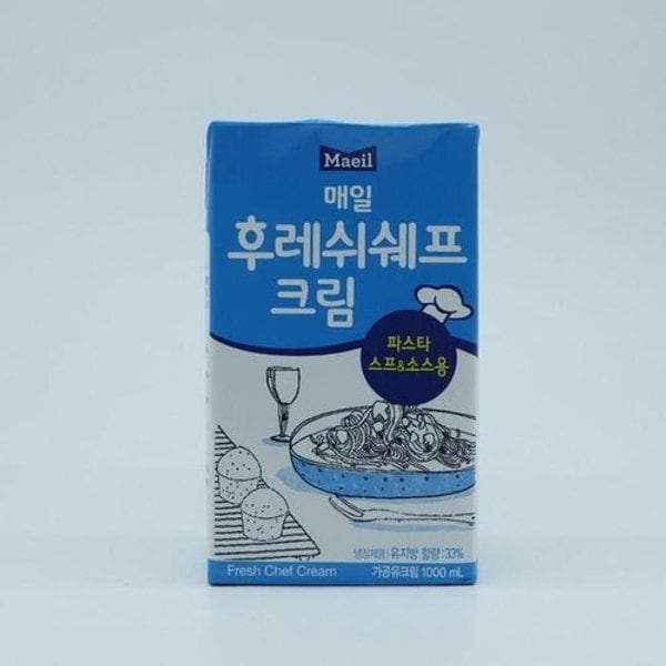 [JHQSDM9B_52EC]매일 크림 후레쉬 쉐프 냉장 1L