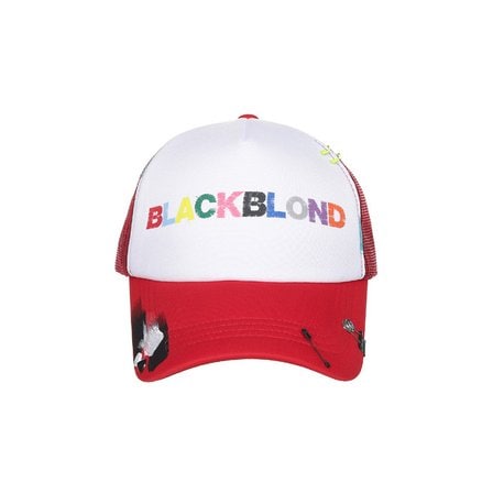 블랙블론드 BBD Uncover Colors Logo Trucker Mesh Cap (Red)
